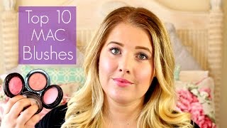 Top 10 Favorite MAC Blushes │Jessica LaLuna [upl. by Tran]