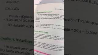 Cuestión 13 IVA Deducciones Prorrata [upl. by Daugherty]