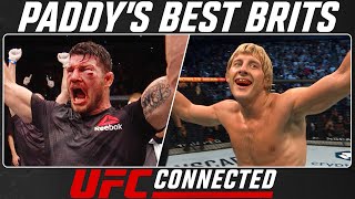 Best Brits With Paddy Pimblett 🤣  UFC Connected [upl. by Aicatsue287]