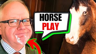 Whats The Tim Walz Horse Story Details EXPLAINED [upl. by Ellison]