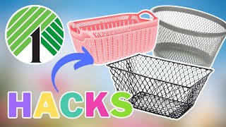 BRILLIANT 🤯 Dollar Tree DIY Crafts using BASKETS [upl. by Aisatsan308]