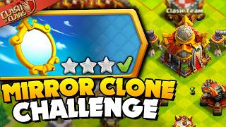 Easily 3 Star Mirror Clone Technique Challenge Clash of Clans [upl. by Silsbye742]