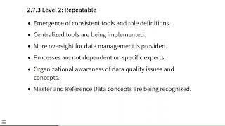 22 Data Management Maturity Assessment DMMA [upl. by Aikemat]