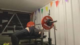 18 135kg Paused Bench [upl. by Lea307]