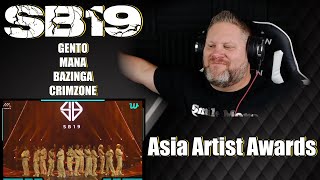 SB19  Asia Artist Awards Gento MANA Bazinga Crimzone  REACTION [upl. by Lleznov259]