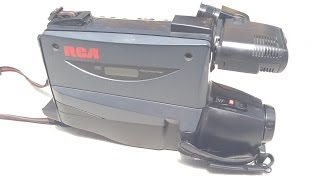 1996 RCA CC436 VHS camcorder my review [upl. by Aldous]