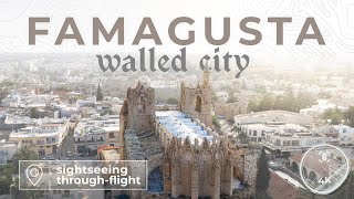 Walled City of Famagusta  Sightseeing flyover  Occupied area [upl. by Clea]