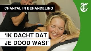 Hilarisch Billen Chantal ondergaan pijnlijke massage  CHANTAL IN BEHANDELING 01 [upl. by Anaujait]