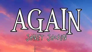 AGAIN  JANET JACKSON LYRICS [upl. by Hnirt689]