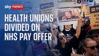 NHS Strikes Health unions divided over new pay deal [upl. by Novi]