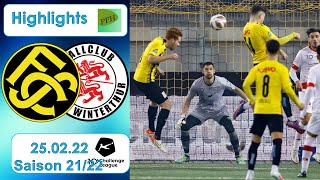 Highlights FC Schaffhausen vs FC Winterthur 250222 [upl. by Nnyla]