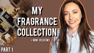 😍 MY PERFUME COLLECTION PART 1 Speed reviews of 50 FRAGRANCES nichefragrances designerfragrances [upl. by Geller175]