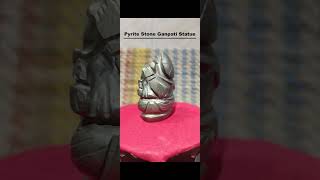 Ganpati Maharaja Statue in Golden Pyrite Stone Shorts ompoojashop Om Pooja Shop [upl. by Yemiaj]