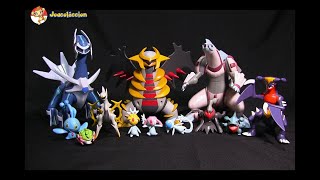 Figuras Pokémon Dialga Palkia y Giratina Jakks Arceus Tomy WCT Bandai Sinnoh  Joacoléccion [upl. by Gabbie]