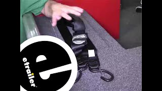 etrailer  BoatBuckle Pro Series KwikLok Gunwale TieDown Strap Review [upl. by Ynabe]