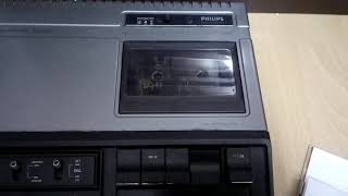 Philips n2508 cassettedeck [upl. by Ahsikrats]