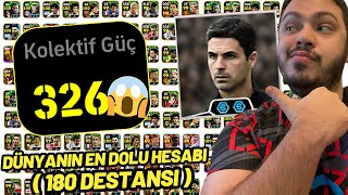 DÜNYANIN EN DOLU HESABI 180 DESTANSI  EFOOTBALL 2025 MOBİLE [upl. by Nyvlem]