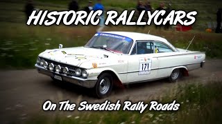 Historic Rally Cars Compilation 2021  quotOn The Swedish Rally Roadsquot [upl. by Eenrahc]