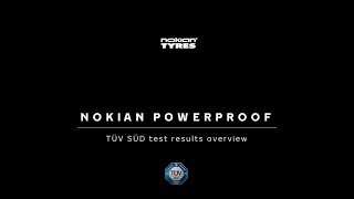 Nokian Powerproof TÜV SÜD test results overview [upl. by Leiru]