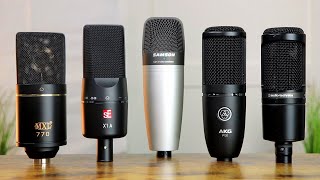 Best BUDGET Microphones For Vocals  Best Microphone Under 100 2021 [upl. by Calley]