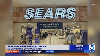 Reddit users lament ‘sad’ Sears relaunch in Burbank [upl. by Filipe584]