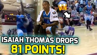 Isaiah Thomas Scores 81 POINTS amp SNATCHES ANKLES Wearing Kobes NBA Teams NEED HIM 🚨 [upl. by Lougheed]