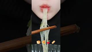 ASMR random food 🍞🍕🍜🥖1 asmr food eating funny shorts [upl. by Ecnarrot]