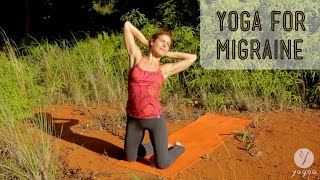 Migraine Relieving Yoga Routine Pain Away open level [upl. by Anoif28]