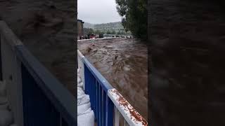 Tschechien Hochwasser kommt alles noch an in die Elbe und nach Dresden 14924 hochwasser elbe [upl. by Adlig]