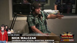 Chardon school shooting survivor Nick Walczak tell his story publicly for the first time [upl. by Aettam544]