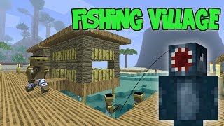 Minecraft  Attack Of The B Team  Fishing Village 63 [upl. by Franck331]