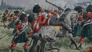 The Pikemans March The Battle of Waterloo  The Scots at Waterloo [upl. by Savadove]