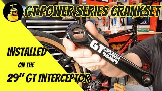 GT Power Series Cranks on 29quot Interceptor BMX [upl. by Anilasor]