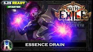 PoE 325 ESSENCE DRAIN OCCULTIST  BUILD REVIEW  PATH OF EXILE SETTLERS OF KALGUUR  POE BUILDS [upl. by Yolande]