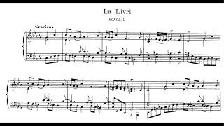 Rameau  La Livri extrait des Pièces de Concert  Piano  Partition [upl. by Sucirdor]