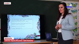 KLASA II MATEMATIKË  Ushtrime Gjysma dhe çereku 31032020 [upl. by Ahcirt596]