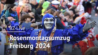 Rosenmontagsumzug in Freiburg 2024 [upl. by Esmerelda]