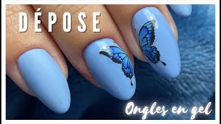 💅🏻 TUTO DEPOSE ONGLES EN GEL  Comment enlever des ongles en gel [upl. by Aziram]