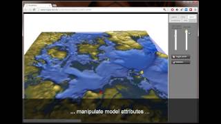 OceanView  Interactive bathymetry data visualization with X3DOM [upl. by Anorahs]