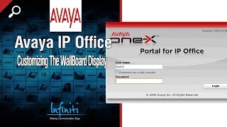 Customizing The WallBoard Display in Avaya IP Office Customer Call Reporter Infiniti Telecom [upl. by Sothena]