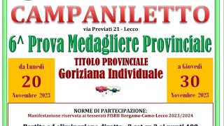 6ª Prova Provinciale lecco [upl. by Dobson]