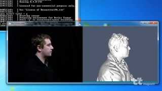 ct 3DScan mit Kinect und ReconstructMe [upl. by Ardnaz550]