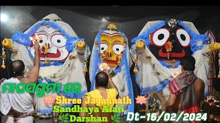 ମାଘସପ୍ତମୀ ରେ Shree Jagannath Sandhaya Alati Darasahan Dt16022024 [upl. by Aimahs855]