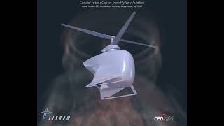 Coaxialrotor eCopter DES Simulation by TCAE [upl. by Auof]