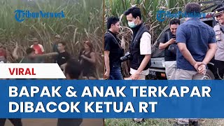 Ketua RT di Blitar Bacok Bapak dan Anak Hingga Terluka Parah Diduga karena Sengketa Lahan [upl. by Llecrup]