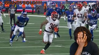 Cincinnati Bengals vs New York Giants Game Highlights  NFL 2024 Season Week 6 REACTION [upl. by Ruzich830]