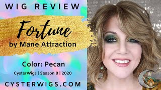 CysterWigs Wig Review Fortune  Mane Attraction  Pecan S8E1145 2020 [upl. by Kaliope]