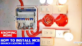 PAANO MAG INSTALL NG MCB DISTRIBUTION PANEL BOX [upl. by Danice51]