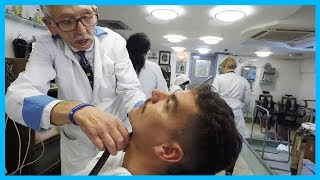 Rasage Traditionnel au Waldorf Barbershop à Dublin VLOG 4 [upl. by Charteris]