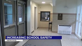 Abingdon High School renovates front entrance for security [upl. by Aicilla310]